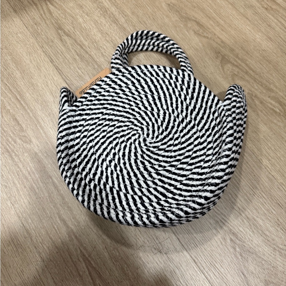 NWT Stylish Black and White Women's Bag